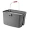 Rubbermaid Commercial 19 qt Gray, Plastic FG262888GRAY - alternate 6